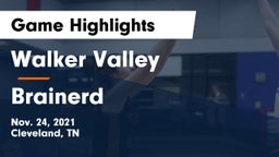 Walker Valley  vs Brainerd Game Highlights - Nov. 24, 2021