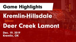 Kremlin-Hillsdale  vs Deer Creek Lamont  Game Highlights - Dec. 19, 2019