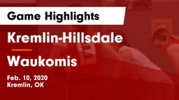 Kremlin-Hillsdale  vs Waukomis  Game Highlights - Feb. 10, 2020