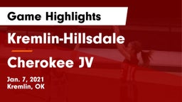 Kremlin-Hillsdale  vs Cherokee JV Game Highlights - Jan. 7, 2021
