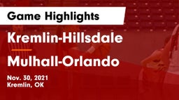 Kremlin-Hillsdale  vs Mulhall-Orlando  Game Highlights - Nov. 30, 2021