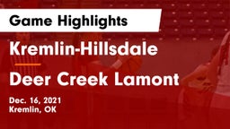 Kremlin-Hillsdale  vs Deer Creek Lamont  Game Highlights - Dec. 16, 2021
