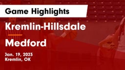 Kremlin-Hillsdale  vs Medford Game Highlights - Jan. 19, 2023