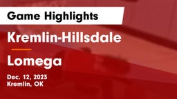 Kremlin-Hillsdale  vs Lomega  Game Highlights - Dec. 12, 2023