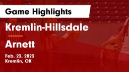 Kremlin-Hillsdale  vs Arnett Game Highlights - Feb. 23, 2023