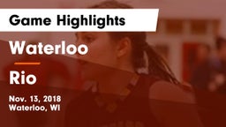 Waterloo  vs Rio  Game Highlights - Nov. 13, 2018