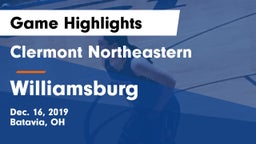 Clermont Northeastern  vs Williamsburg  Game Highlights - Dec. 16, 2019