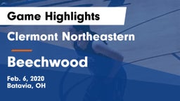 Clermont Northeastern  vs Beechwood  Game Highlights - Feb. 6, 2020