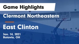 Clermont Northeastern  vs East Clinton  Game Highlights - Jan. 14, 2021