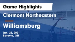 Clermont Northeastern  vs Williamsburg  Game Highlights - Jan. 25, 2021