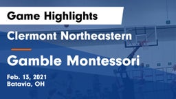 Clermont Northeastern  vs Gamble Montessori Game Highlights - Feb. 13, 2021