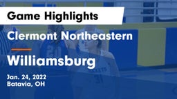 Clermont Northeastern  vs Williamsburg  Game Highlights - Jan. 24, 2022