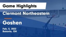 Clermont Northeastern  vs Goshen  Game Highlights - Feb. 5, 2022