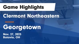 Clermont Northeastern  vs Georgetown  Game Highlights - Nov. 27, 2023