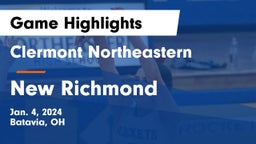 Clermont Northeastern  vs New Richmond  Game Highlights - Jan. 4, 2024