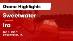 Sweetwater  vs Ira  Game Highlights - Jan 4, 2017