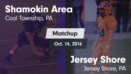 Matchup: Shamokin Area High vs. Jersey Shore  2016