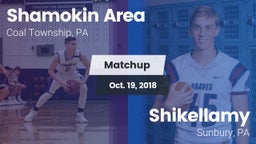 Matchup: Shamokin Area High vs. Shikellamy  2018