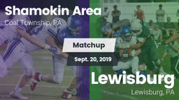 Matchup: Shamokin Area High vs. Lewisburg  2019