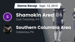 Recap: Shamokin Area  vs. Southern Columbia Area  2019