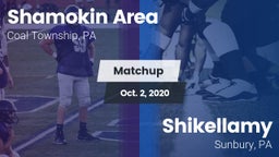 Matchup: Shamokin Area High vs. Shikellamy  2020