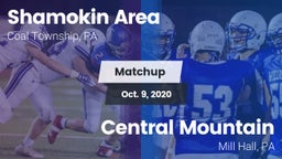 Matchup: Shamokin Area High vs. Central Mountain  2020