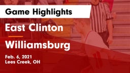 East Clinton  vs Williamsburg  Game Highlights - Feb. 6, 2021