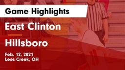 East Clinton  vs Hillsboro Game Highlights - Feb. 12, 2021
