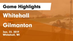 Whitehall  vs Gilmanton Game Highlights - Jan. 22, 2019