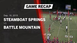 Recap: Steamboat Springs  vs. Battle Mountain  2015