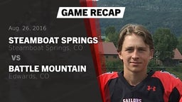 Recap: Steamboat Springs  vs. Battle Mountain  2016