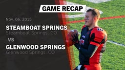 Recap: Steamboat Springs  vs. Glenwood Springs  2015