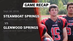 Recap: Steamboat Springs  vs. Glenwood Springs  2016