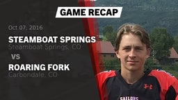 Recap: Steamboat Springs  vs. Roaring Fork  2016