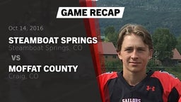 Recap: Steamboat Springs  vs. Moffat County  2016