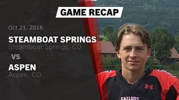 Recap: Steamboat Springs  vs. Aspen  2016