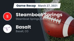 Recap: Steamboat Springs  vs. Basalt  2021