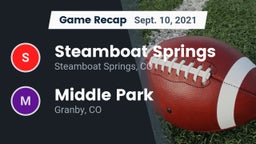 Recap: Steamboat Springs  vs. Middle Park  2021