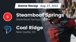 Recap: Steamboat Springs  vs. Coal Ridge  2022