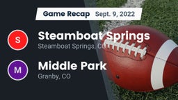 Recap: Steamboat Springs  vs. Middle Park  2022