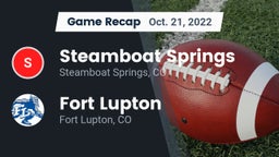Recap: Steamboat Springs  vs. Fort Lupton  2022