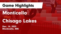 Monticello  vs Chisago Lakes  Game Highlights - Dec. 14, 2023