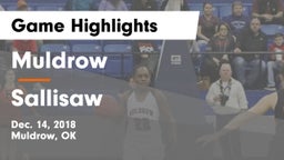 Muldrow  vs Sallisaw  Game Highlights - Dec. 14, 2018