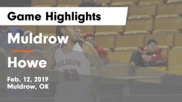 Muldrow  vs Howe Game Highlights - Feb. 12, 2019