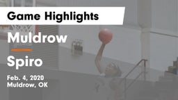 Muldrow  vs Spiro  Game Highlights - Feb. 4, 2020