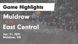Muldrow  vs East Central Game Highlights - Jan. 21, 2021