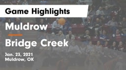 Muldrow  vs Bridge Creek  Game Highlights - Jan. 23, 2021