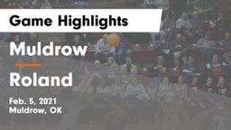 Muldrow  vs Roland  Game Highlights - Feb. 5, 2021