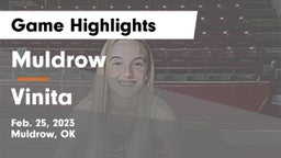 Muldrow  vs Vinita  Game Highlights - Feb. 25, 2023