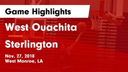 West Ouachita  vs Sterlington  Game Highlights - Nov. 27, 2018